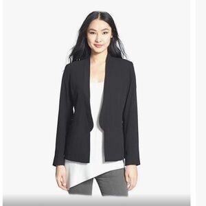 Eileen Fisher Tropical Suiting Eco Blazer Size 6